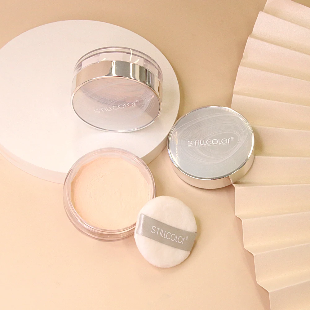 Velvet soft setting loose powder OEM private brand cosmetics