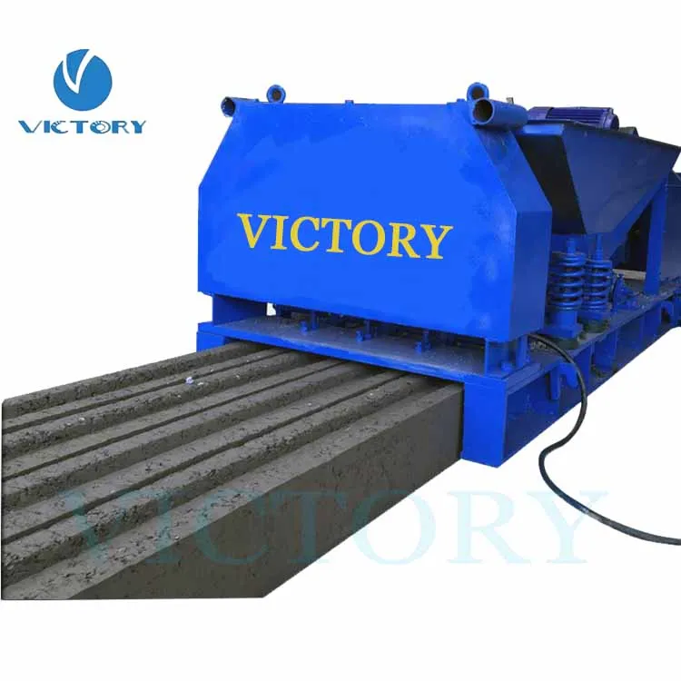 High performance hollow core slabs pulling machine