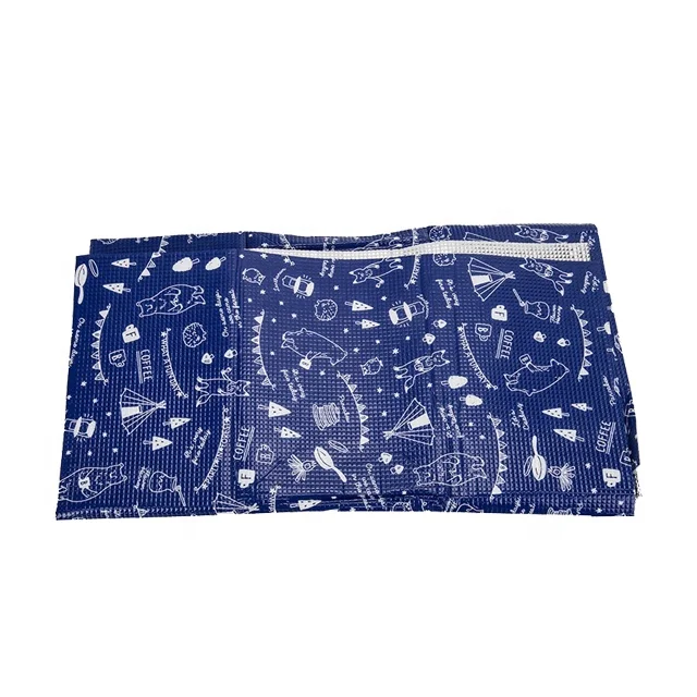 Customize PP Woven Waterproof Outdoor Camping Mat Folding Picnic Mat