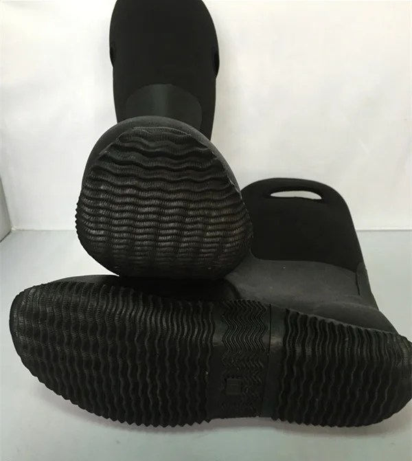 Unisex Lightweight Neoprene Rubber Rain Boots With Handle