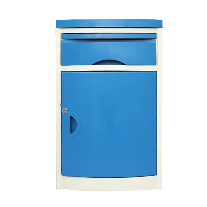 ABS Hospital Medical Cabinet Locker Table Beside Bed Used For Clinic