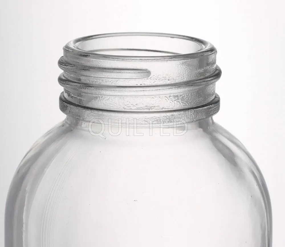 16 OZ Eco-Friendly Reusable Refillable Glass Water Bottles for Juicing Milk Beverage 500 ML