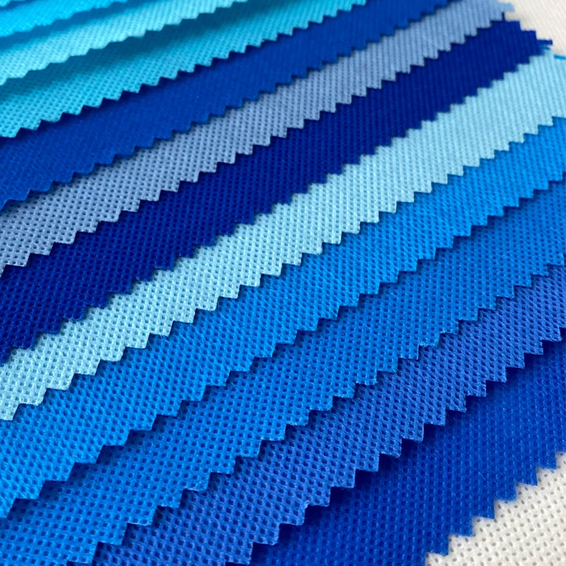 blue Eco-Friendly color  PP Non-Woven Fabric Supplier Polypropylene Carry/Hand/Packing/Rice Bag Raw Material Nonwoven Fabric