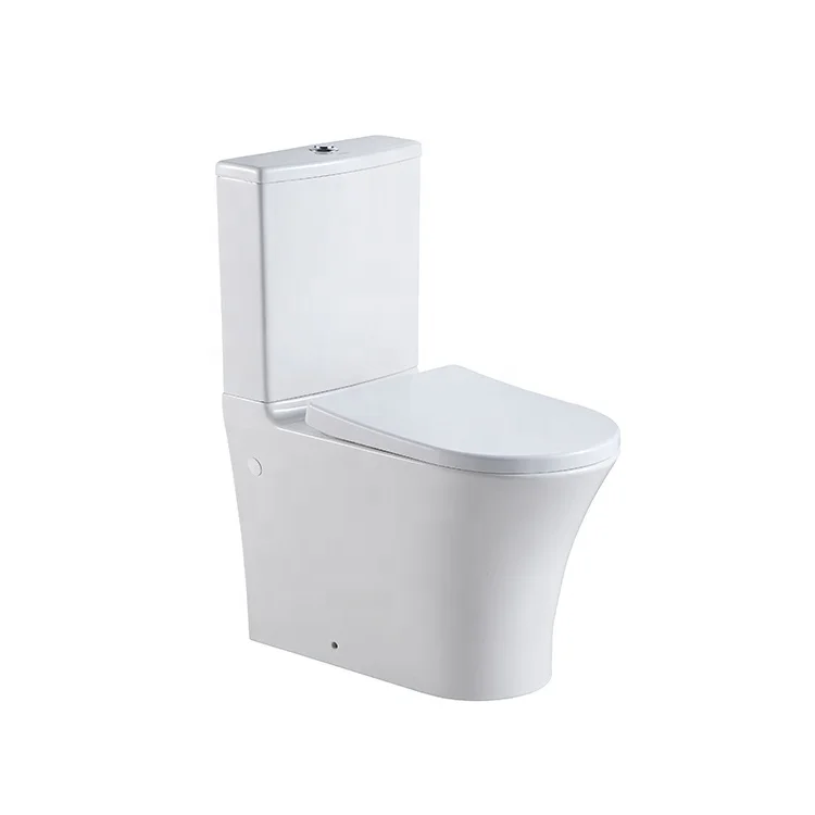 ANBI Good Quality Of Dual Flush P Trap Ceramic Sanitary Ware Toilet For School Home And Exhibition With UF Seat Cover