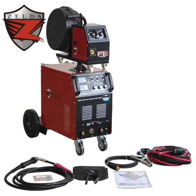 Zelda Mig igbt welding machine automatic mig welding machine 500A mig mag welding machine