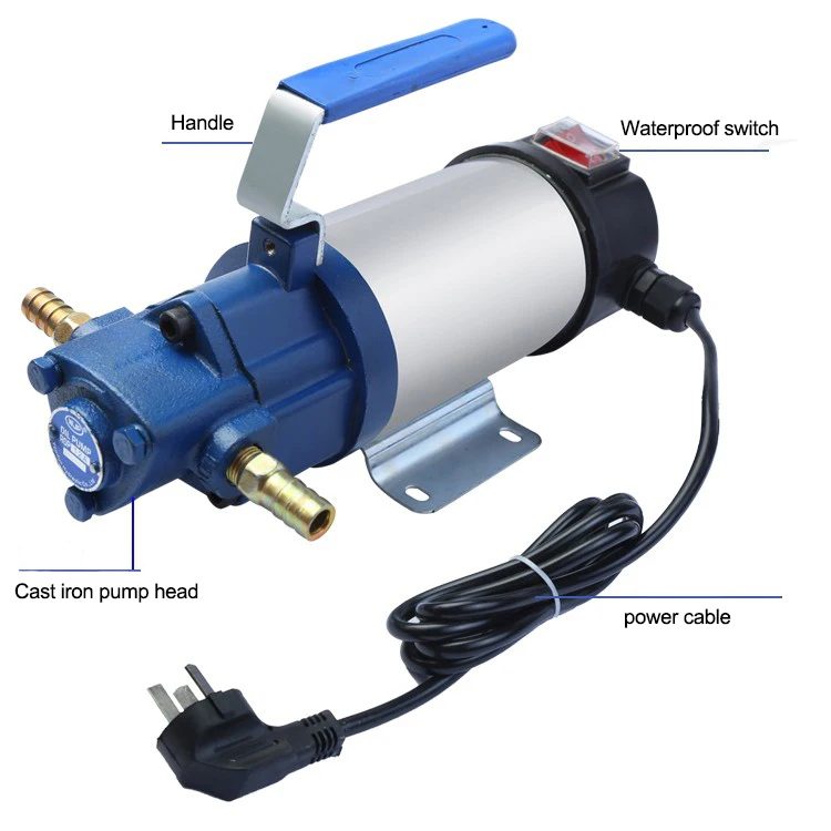 High quality cast iron 12V/24V oil pump