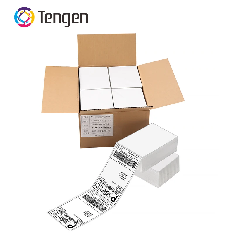 Premium Quality Self Adhesive Label Package Sticker 100 x 150 Qr Code Label Paper Adhesive Sticker Qr Sticker