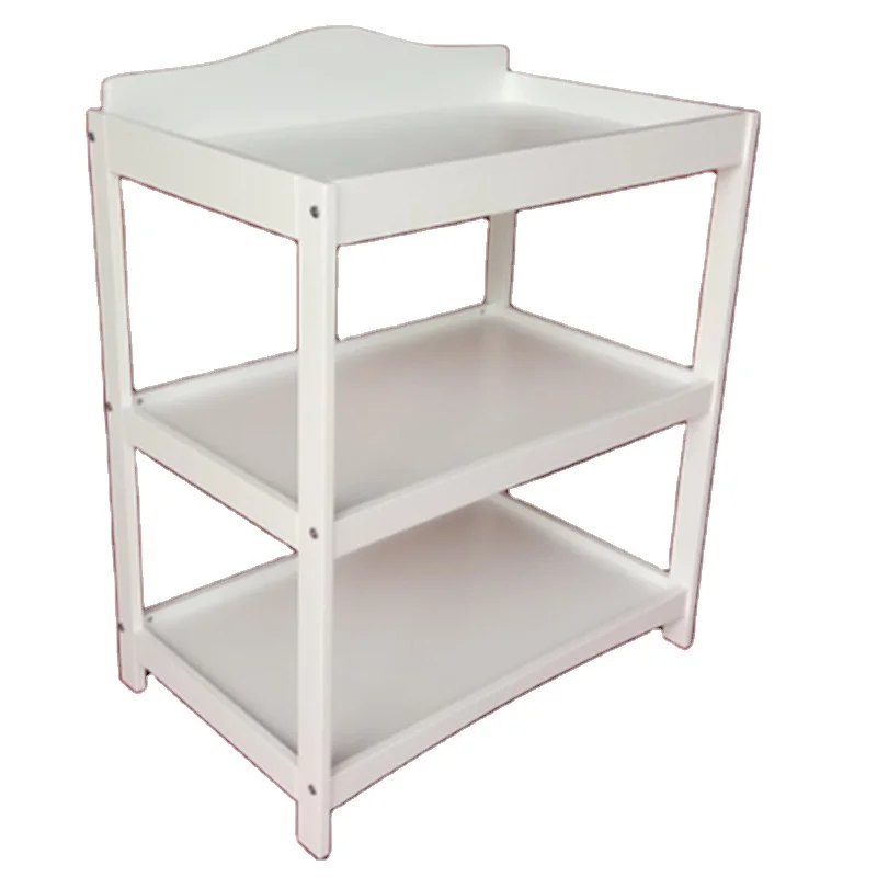 Furniture Baby Storage Cabinet Wooden Changing Table