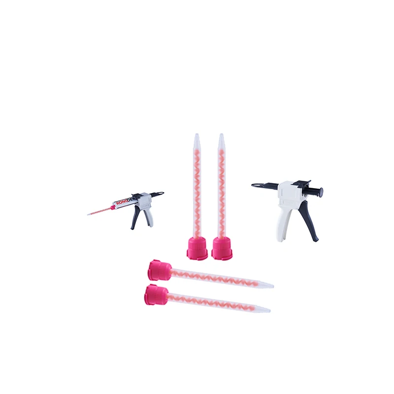 KONGDER 50&75m Marble caulking glue gun tip Manual glue gun Static agitator Hand tools joint adhesive gun Threaded mixing tube