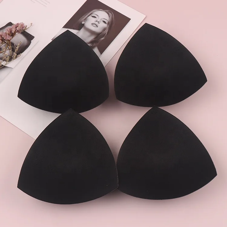 Hot Selling Comfortable Woman S1Triangle Bra Cup Pad Long Strapless Dress for Swimwear Sports Underwear Made of Sponge and Foam