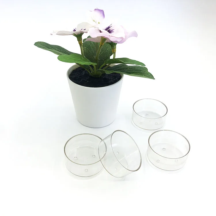 Polycarbonate clear Plastic Cup Containers for Tealight Candle