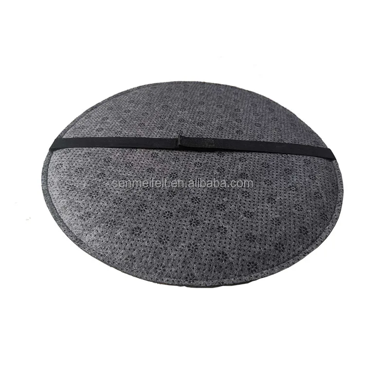 cheap custom handmade felt chair seat cushion pad soft stool cushion Minimalist felt chair cushion cover