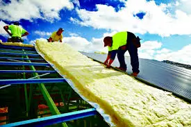 aluminum foil 50mm thickness glasswool insulation acoustic fiberglass insulation glass wool rolls