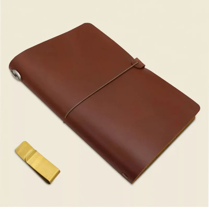 vintage PU leather travel  notebook  journal handmade traveler note book for diary noted as gift