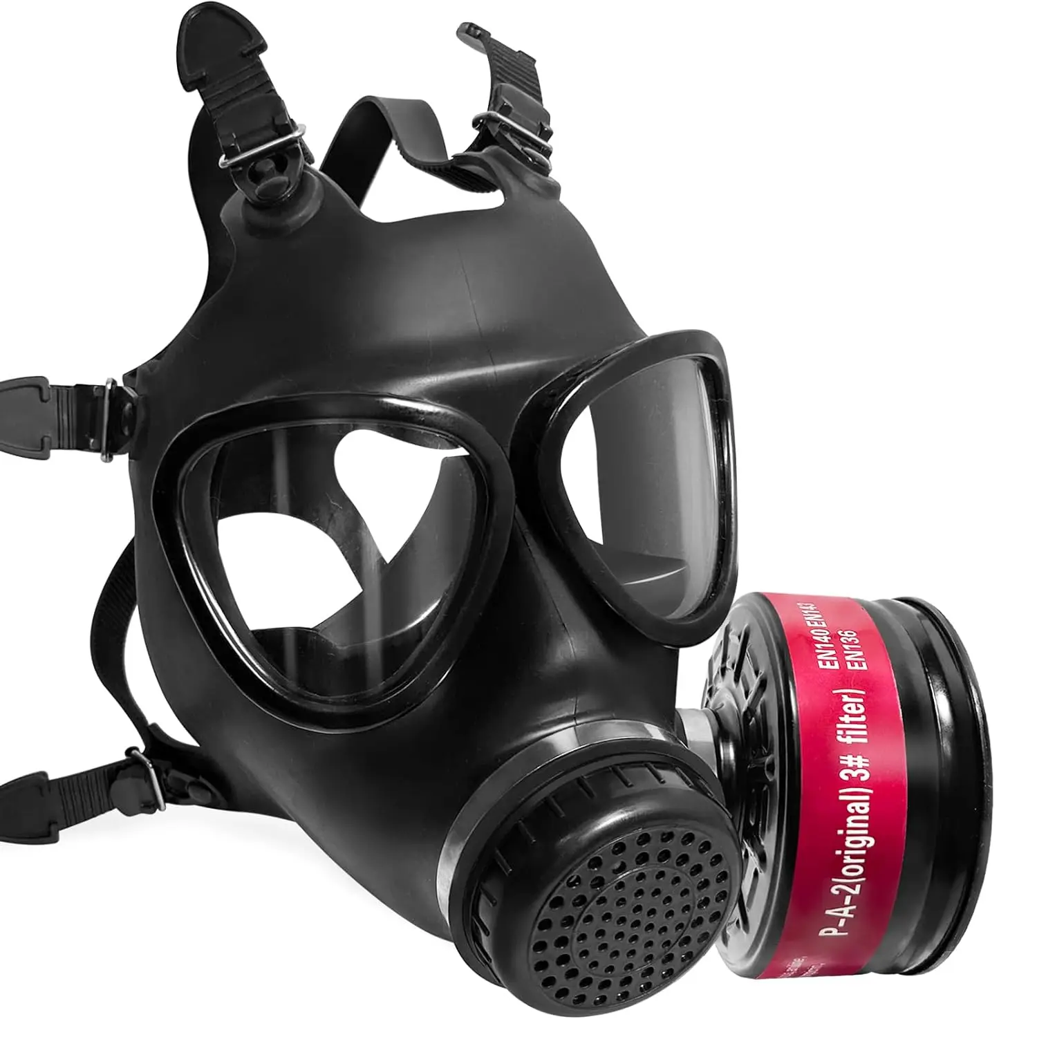 Manufacture Gold Approved Against Chemical Air Filtration Full Face Respirator Gas Masks