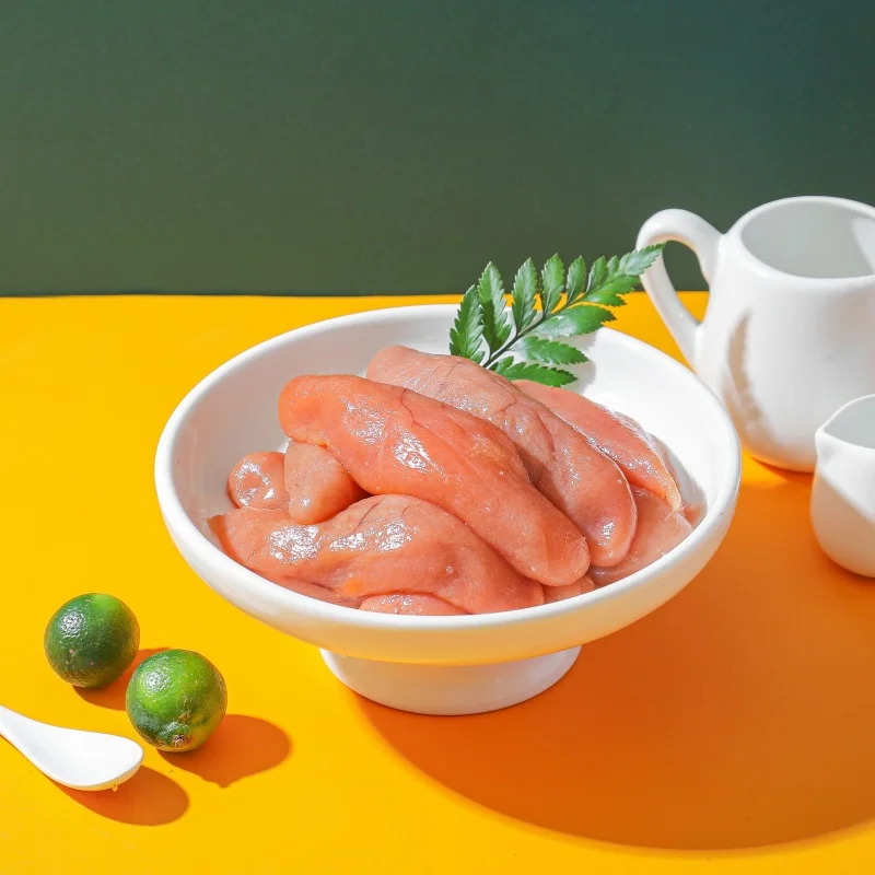 Wholesale price OEM&ODM Gourmet Alaskan Seasoned Pollock Roe Fish Eggs Cod Roe Ideal For Enhancing Salads And Seafood Platters