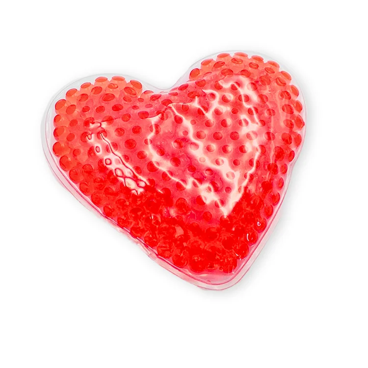 Hot Selling Customized Heart-Shaped Ice Gel Beads Multi-Function Eco-Friendly Gel Ice Pack Hot & Cold Pack