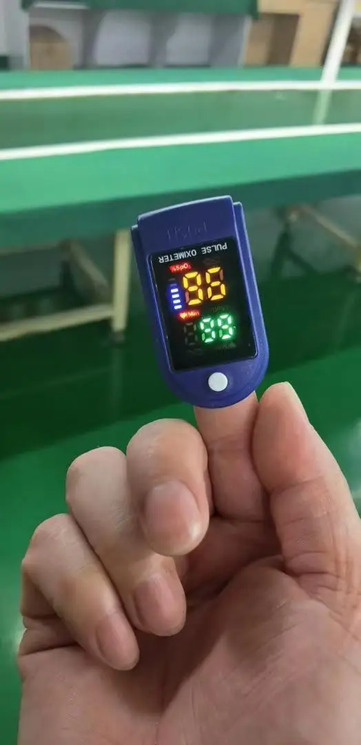 Finger Pulse Oximeter Oxygen Saturation Monitor - Pulse Ox Fingertip o2 Monitor for Pediatric and Adult CMS-50DL