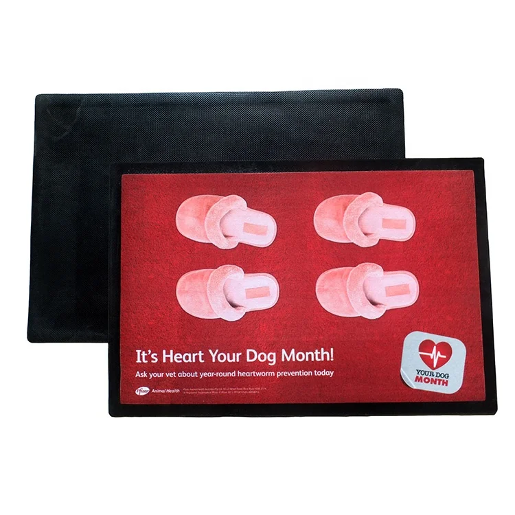 COOL Premium Rubber Service Spill Design barmat with custom printing bar mat felt top liquid absorbent glass drain mats mats