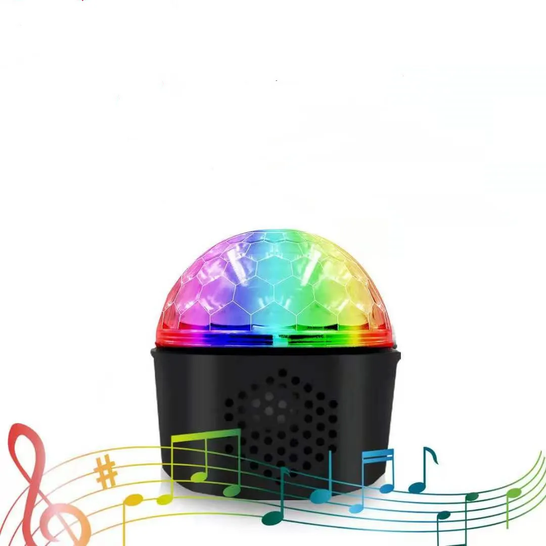 
Hot sell party lights disco strobe crystal mini magic ball night light stage lighting with remote control 