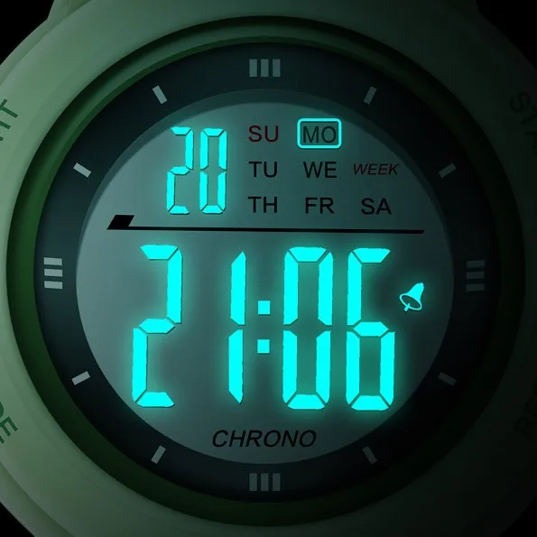 New-Design-Fashion-Kids-Digital-Watch-Silicon Strap LCD Display Alarm Chronograph Date Week Electronic Watches for Boys Girls