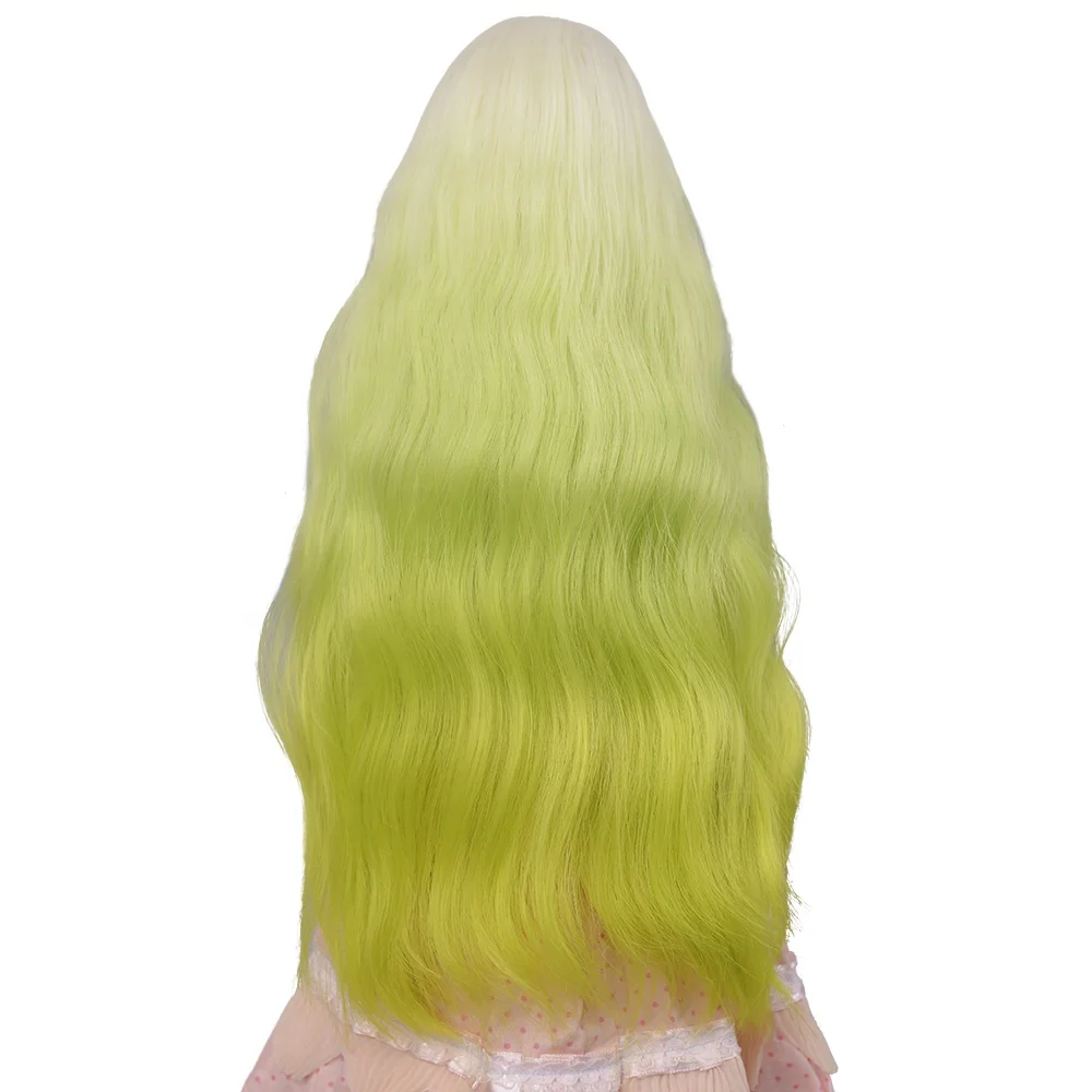 New fashional mocha color fluffy weave doll wigs for 1/3 1/4 BJD Pullip Dolls,heavy no shinning good quality