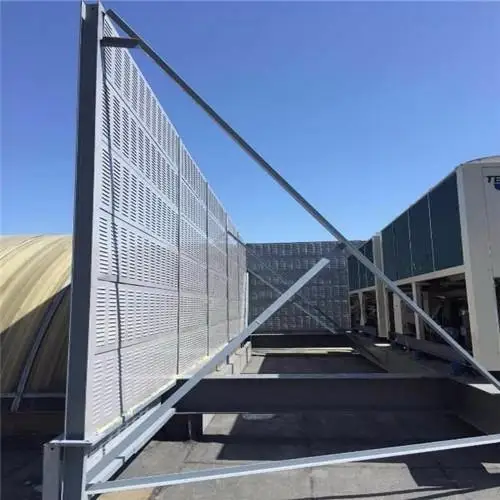 Good price sturdy and durable noise reduction and sound insulation screen  construction site metal sound barriers fence