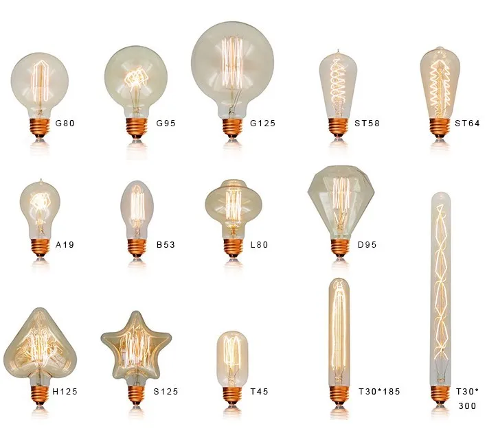 classical Vintage bulb Retro Industrial Style E27 Edison light bulb