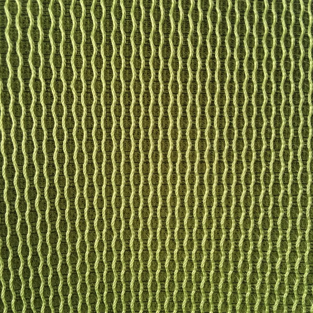 Wave pattern stripe mesh cloth 100%polyester eyelet chair mesh fabric for car cushion seat covers