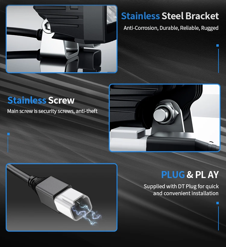 AURORA Patent Super Bright Cheap 12V 24V Car 20W Offroad Truck Flood LED Work Light Bar For Car SUV Boat