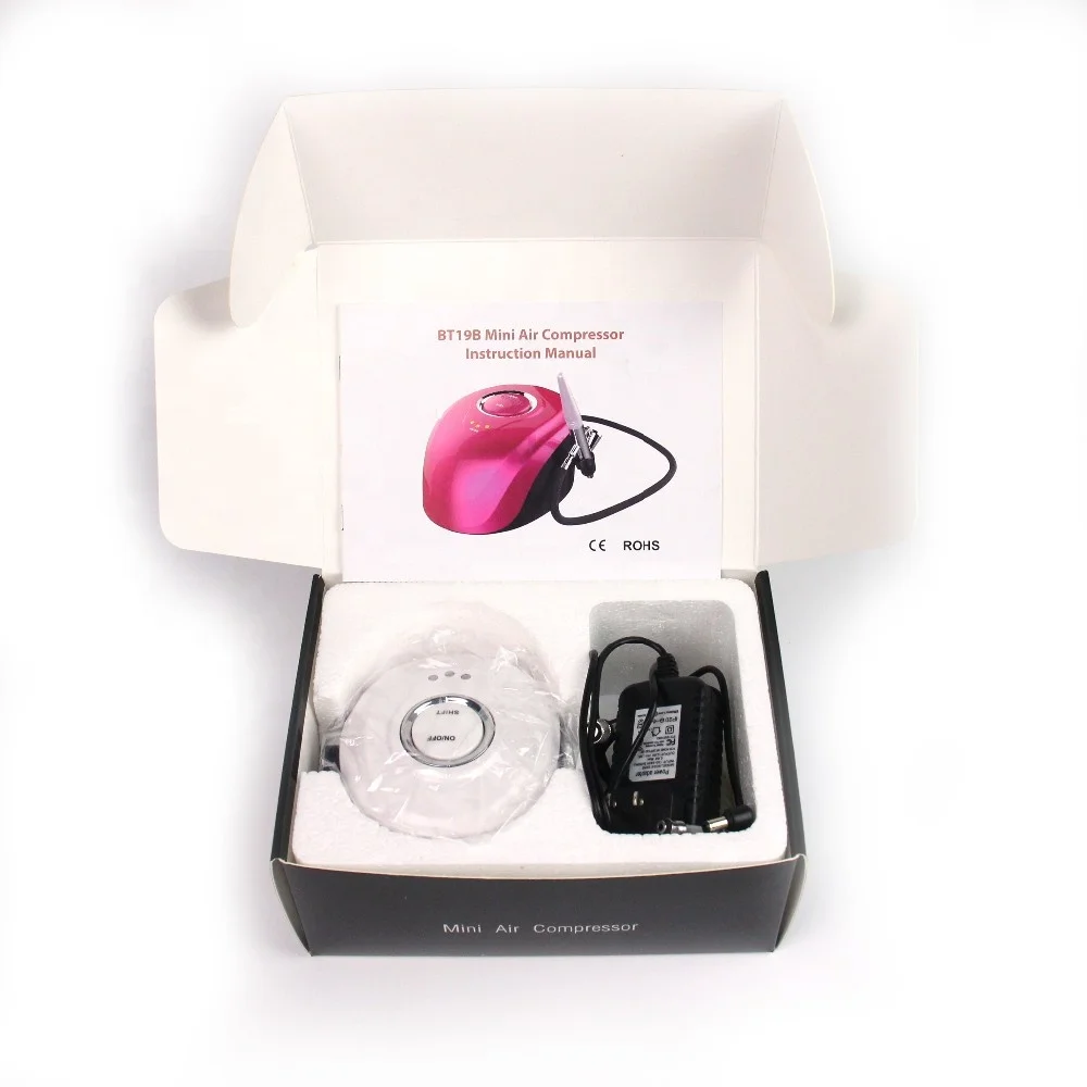 Cheap Airbrush Mini Air Compressor with Spray Gun for Nails Makeup Cake Decoration Tanning Air Brush Kit Set