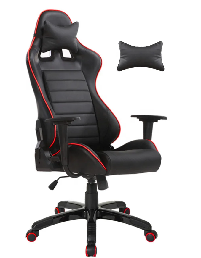 WSZ 1001 Fashionable In Stock Leather Breath Gaming Racing Furniture Gamer Desk Table Chair For Gamer With RGB Light Speaker