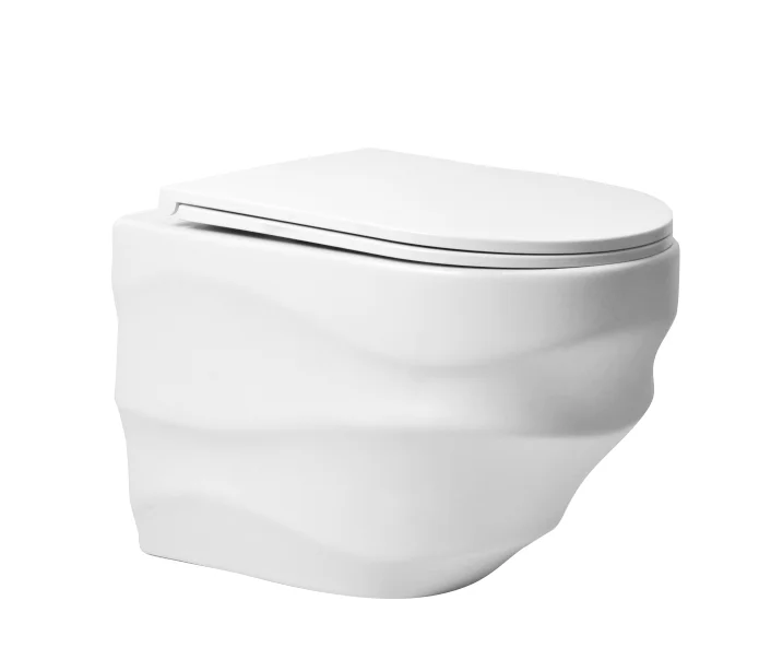 Wholesale Sanitary Ware Wall Mounted WC Wall Mounted Toilet WC Ceramic Wall Hanging Toilet With Water Tank