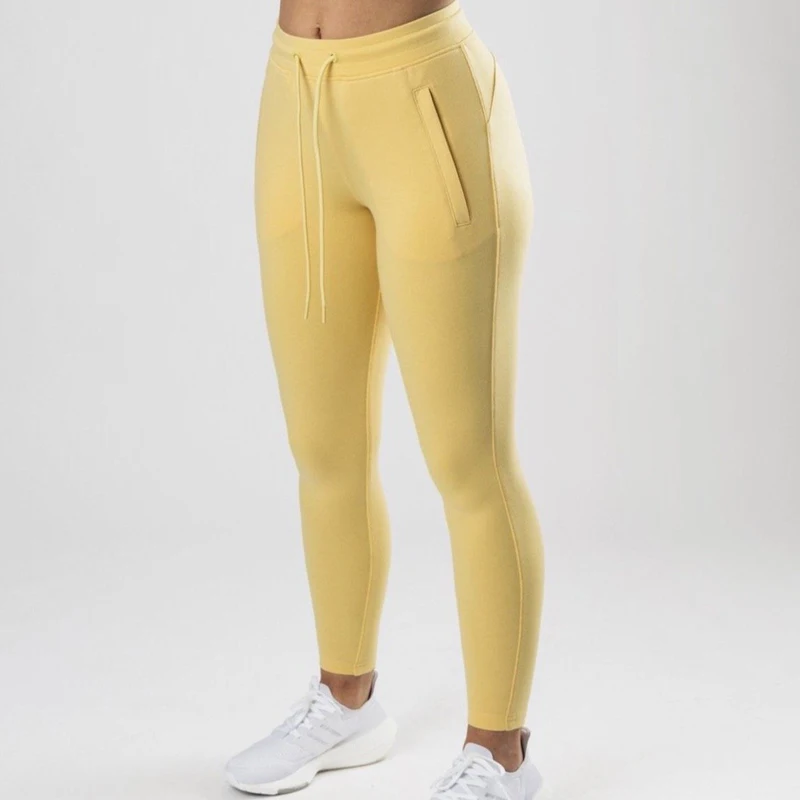 Knitting Spring joggers women fashion pants Tights Custom Print Logo jogging pants women