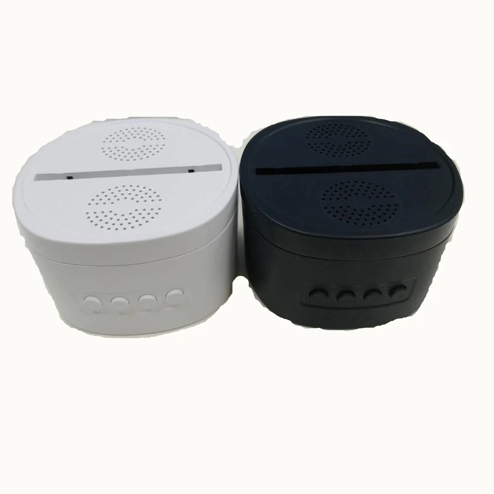 No MOQ Creative gift speaker 3d lamp night light speaker LED hologram night light base