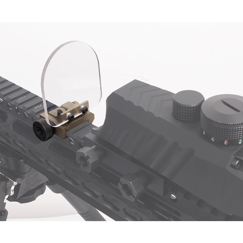 FOCUHUNTER Foldable Sight Scope Lens Screen Protector Shield Panel for Tactical Scope Red Dot Scope Optic Lens Protection