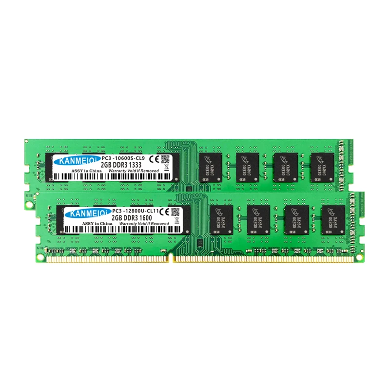 ОЗУ ddr3 для настольного компьютера, 2 Гб, 1600 МГц, 1333 МГц