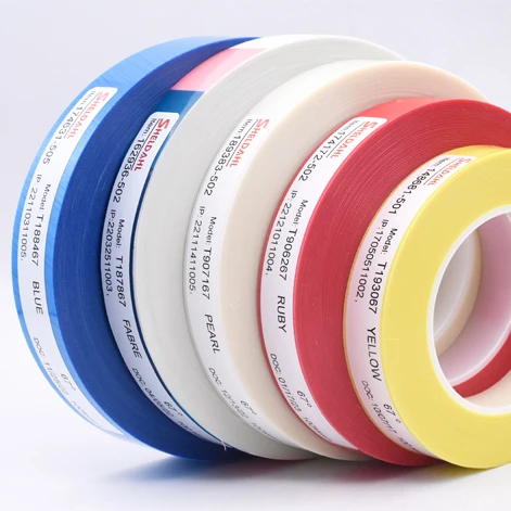 SHELDAHL Flexible Adhesive Belt Joint Tape for Making Abrasive Sanding Belt Size 19mm/25mm x100m Ruby/Blue/Pink/White