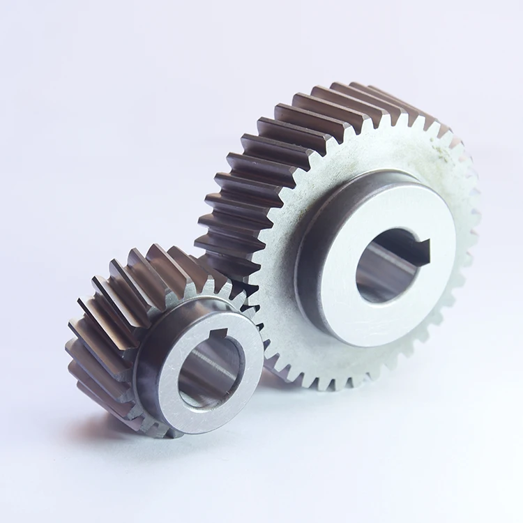 
Quality durable machine parts 20CrMnTi steel pinion spur gear set 