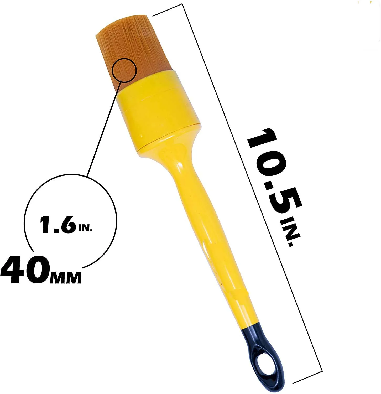 hog hair soft bristle car wash detailing brush