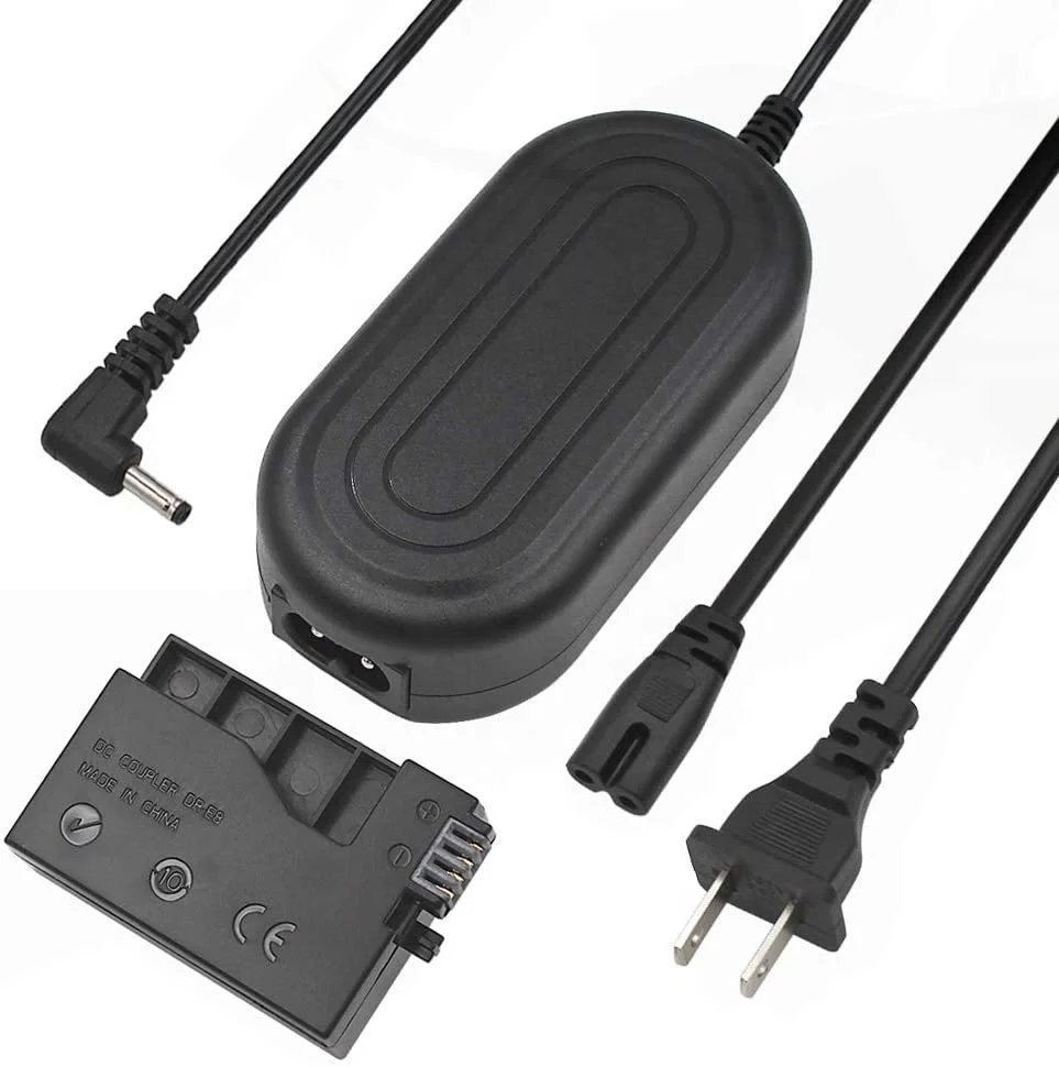 
ACK-E8 AC Power Adapter Charger Kit for Canon EOS Rebel T5i T4i T3i T2i Kiss X6 X5 X4 700D 650D 600D 550D Camera 