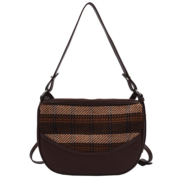 2021 Fashionable Retro Crocodile Pattern PU Leather Dumpling Crossbody Underarm Shoulder Women Bags