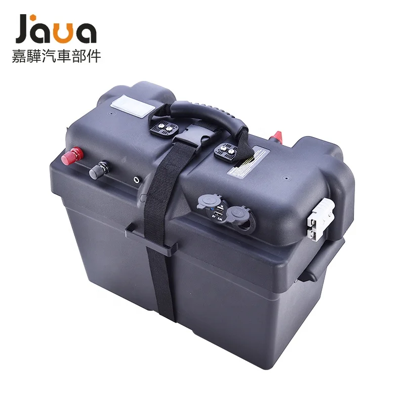 Высокое качество Открытый USB вольтметр пластик 12 В в портативный батарея коробка