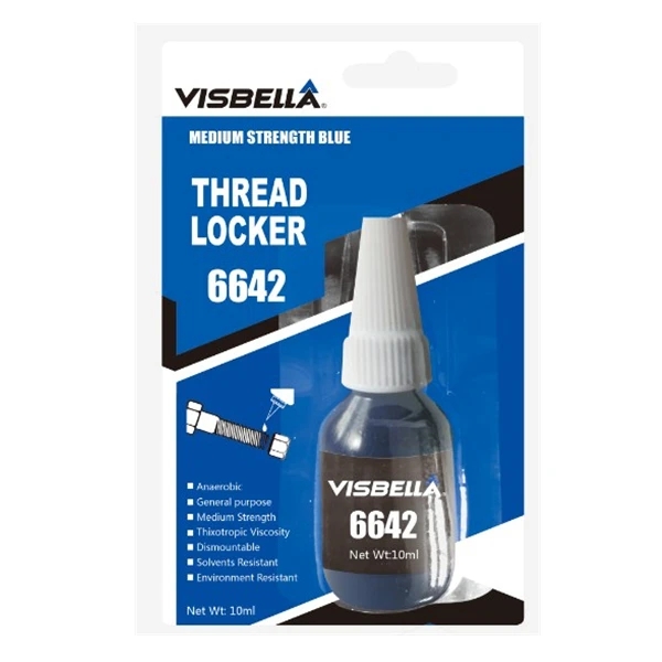 VISBELLA Screw Thread Locking And Sealing Blue 6642  Thread Locker  Anaerobic Sealant