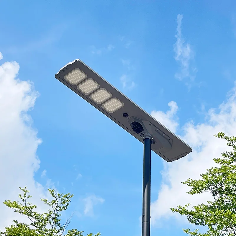 High quality smart outdoor all in one solar power street light hidden inbuilt 4g ptz camera