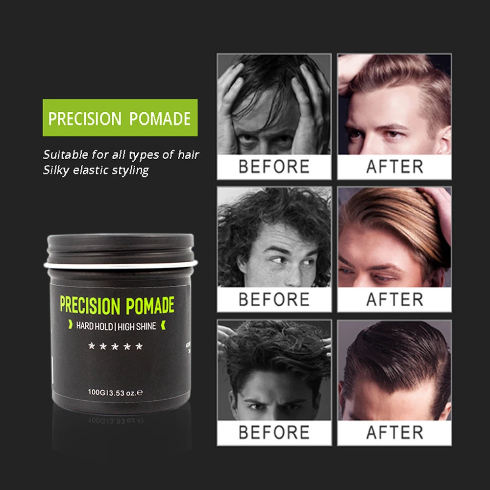 Factory Price High Capacity OEM/ODM Hair Care Products Strong Hold Hair Styling Hair Wax Pomade