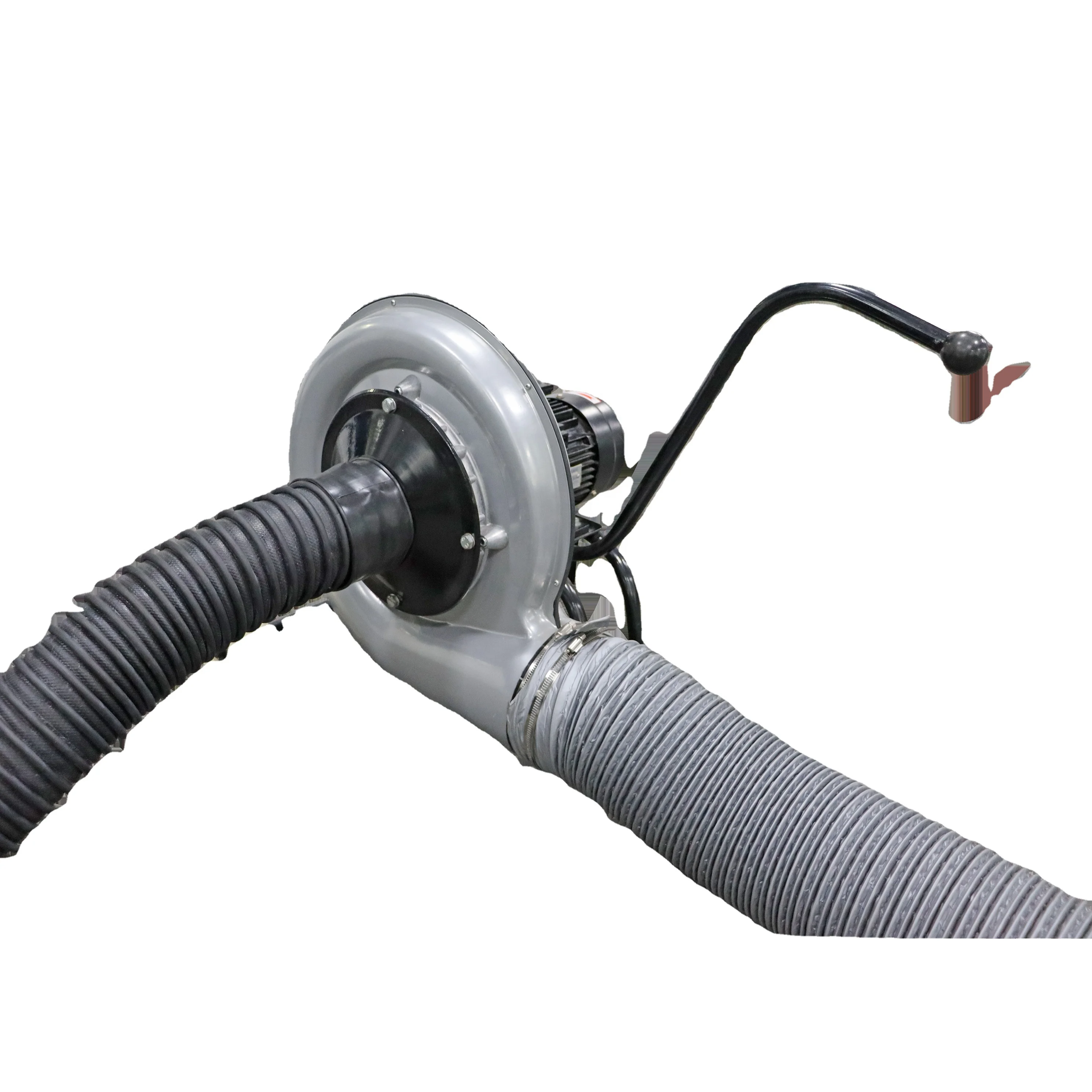 Portable Vehicle Exhaust Extractor Exhaust Hose Reel Equipment Auto Maintenance