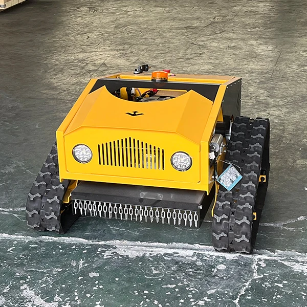 Mowers RC Slope Lawn Mower Tracked All Terrain Remote Control Robot Weed Mowing Machine