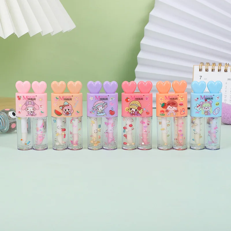 Hot Selling Moisturizing Vegan Lip Oil Easy To Color Transparent Lip Gloss Liquid Makeup Care