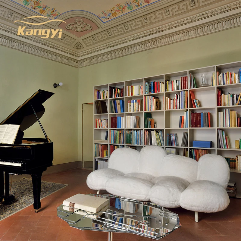 Modern design plush net red powder sofa model room apartment private house sofa